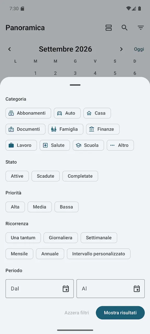Scadenze Personali screenshot 5
