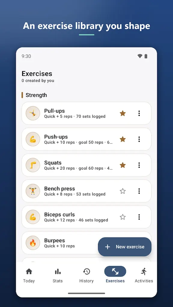 Workout Tracker screenshot 2